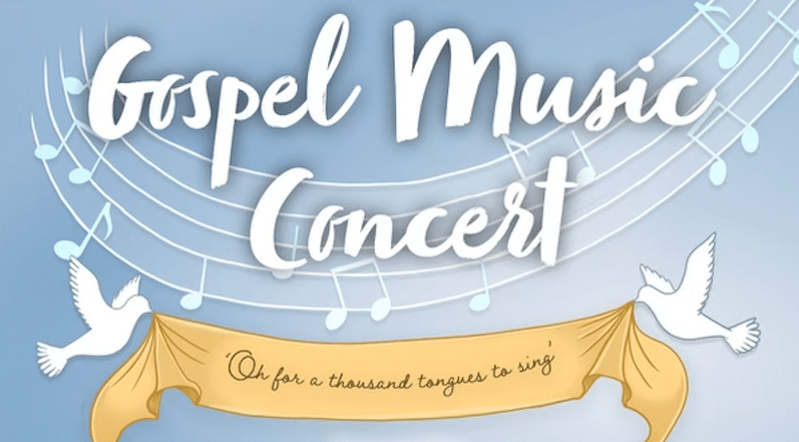 GOSPEL MUSIC CONCERT — Sun. May 14: 11:30am—1:30pm