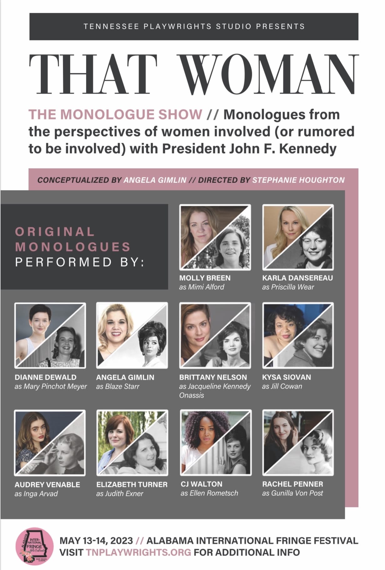 THAT WOMAN, THE MONOLOGUE SHOW — Sat., May 13: 3:30pm | Sun., May 14: 3pm