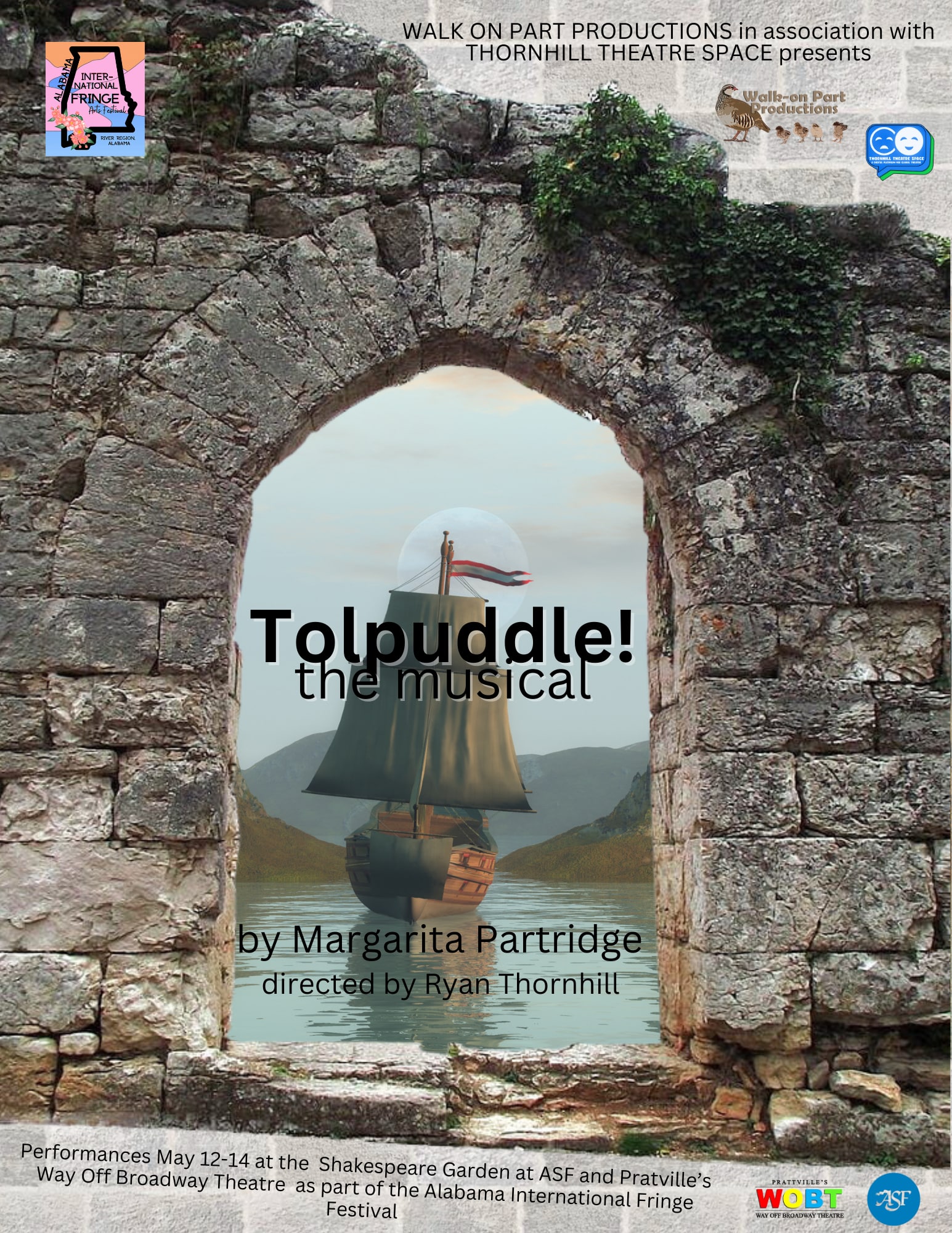 TOLLPUDDLE! THE MUSICAL — Sat. May 13: 1:30pm & 5:30pm | Sun,, May 14th: 7pm