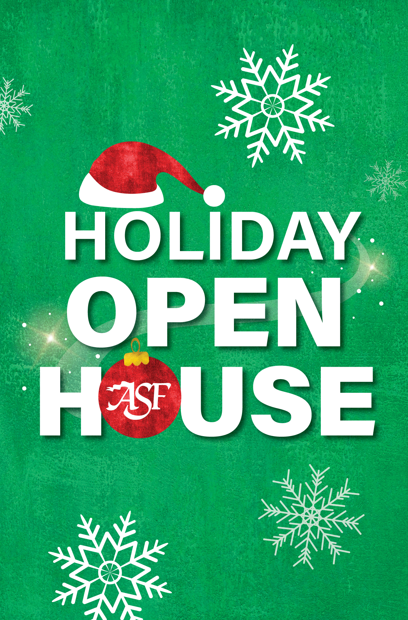 Holiday Open House graphic -- links to information page
