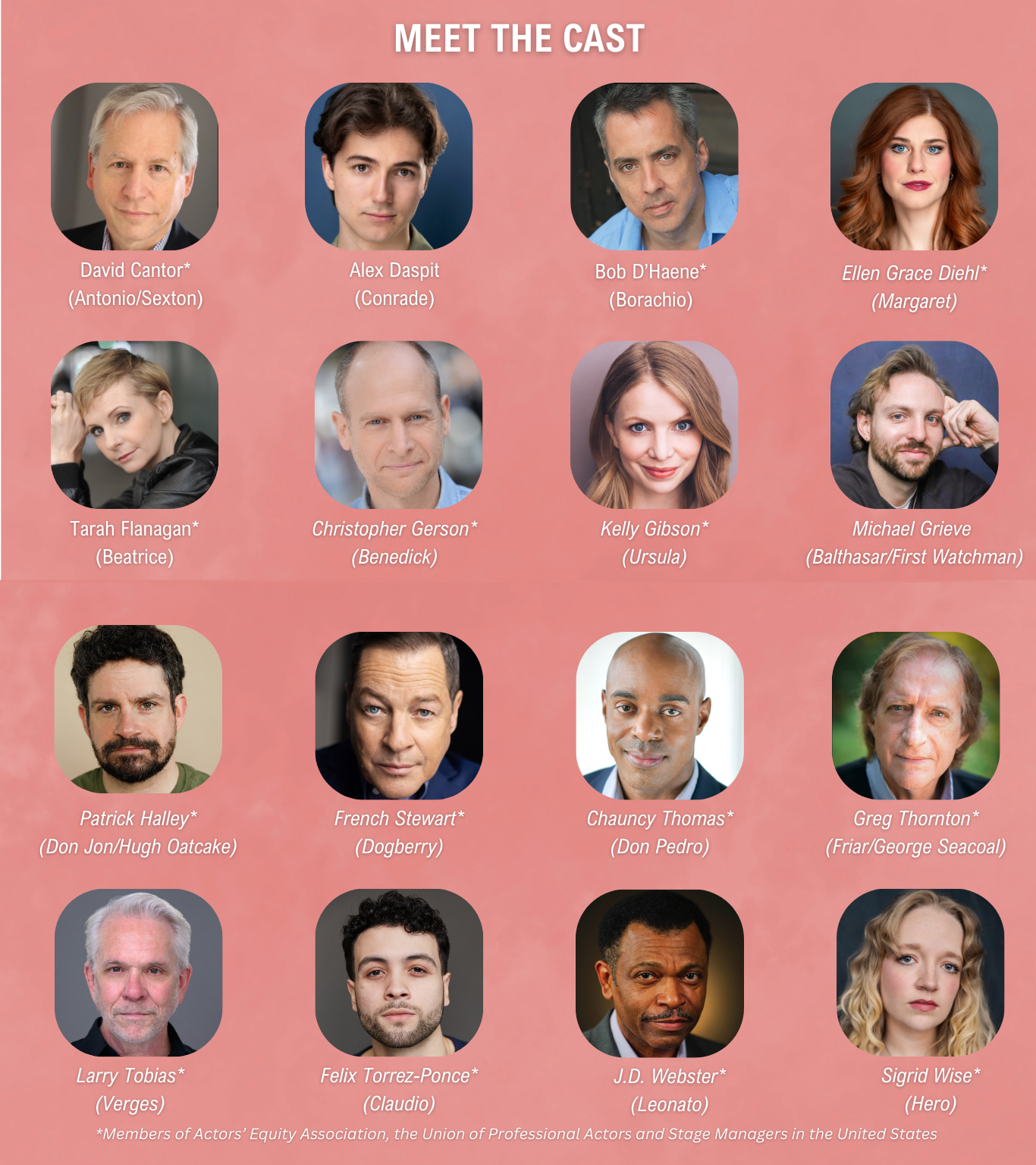 Much-Ado-MEET THE CAST Dear Jack, Dear Louise graphic - soldier and young woman back to back reading letters